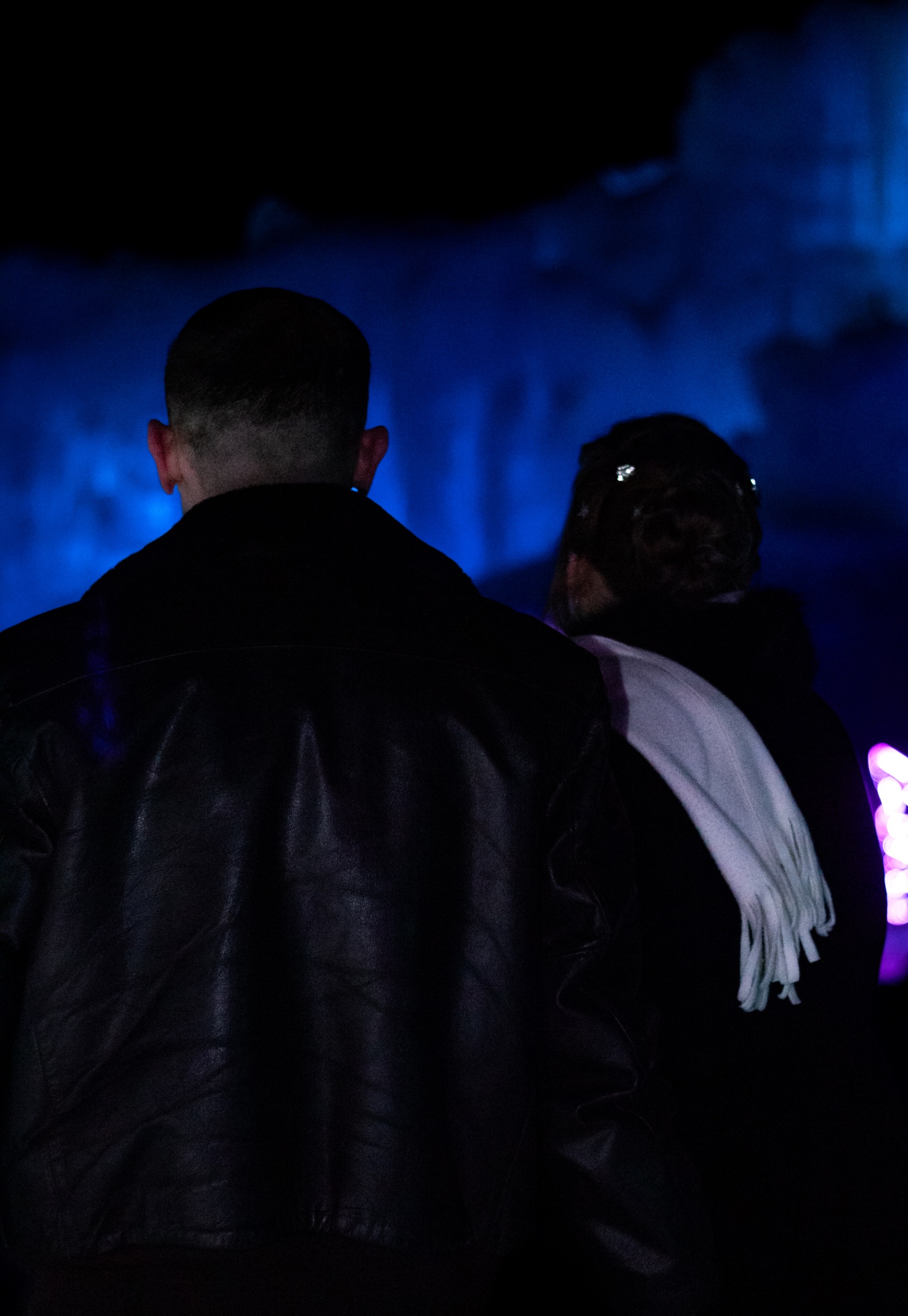 Ice Castle Bride & Groom wedding photo