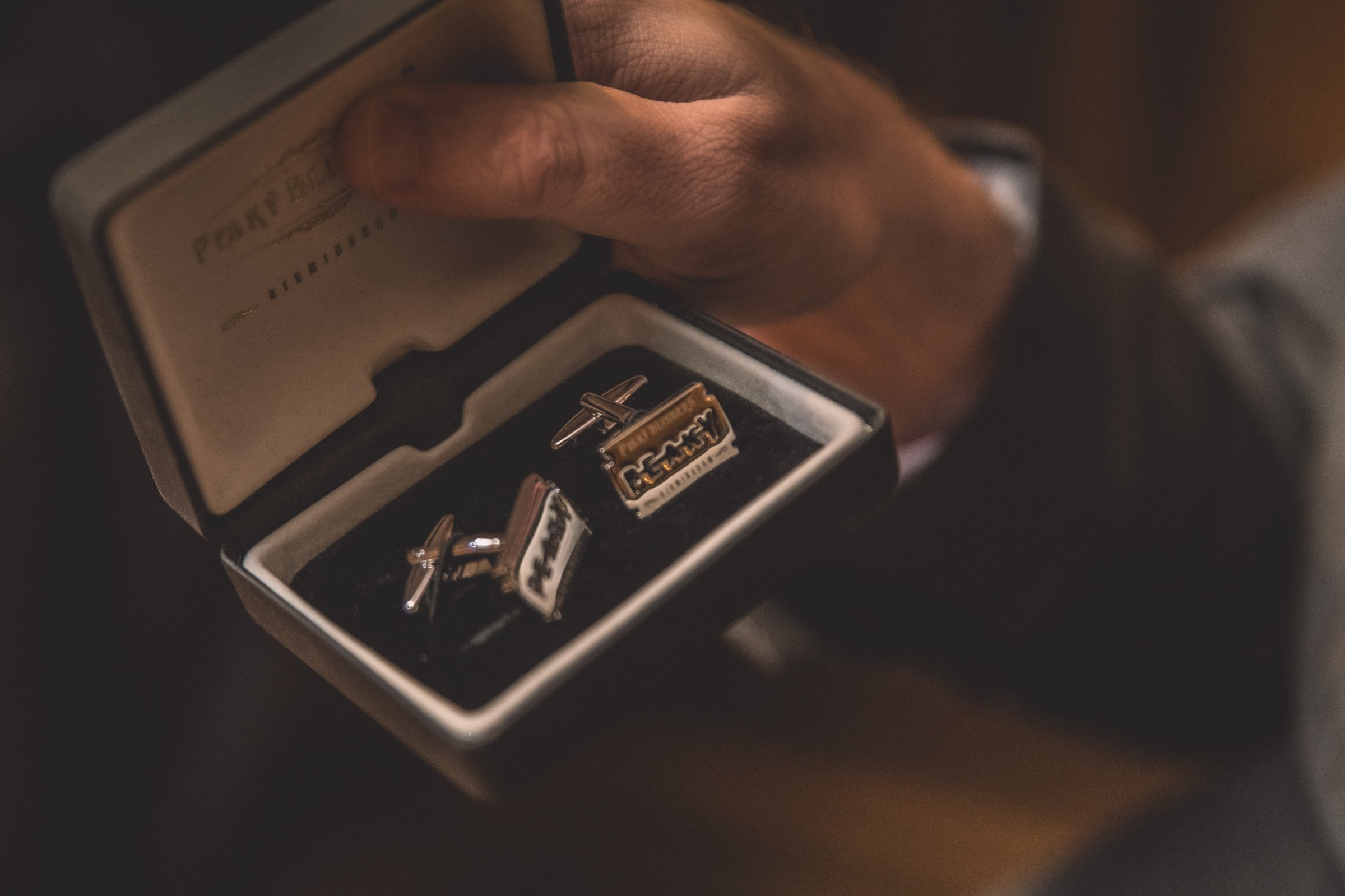 Beauty and the Beast meets Peaky Blinders  wedding photo