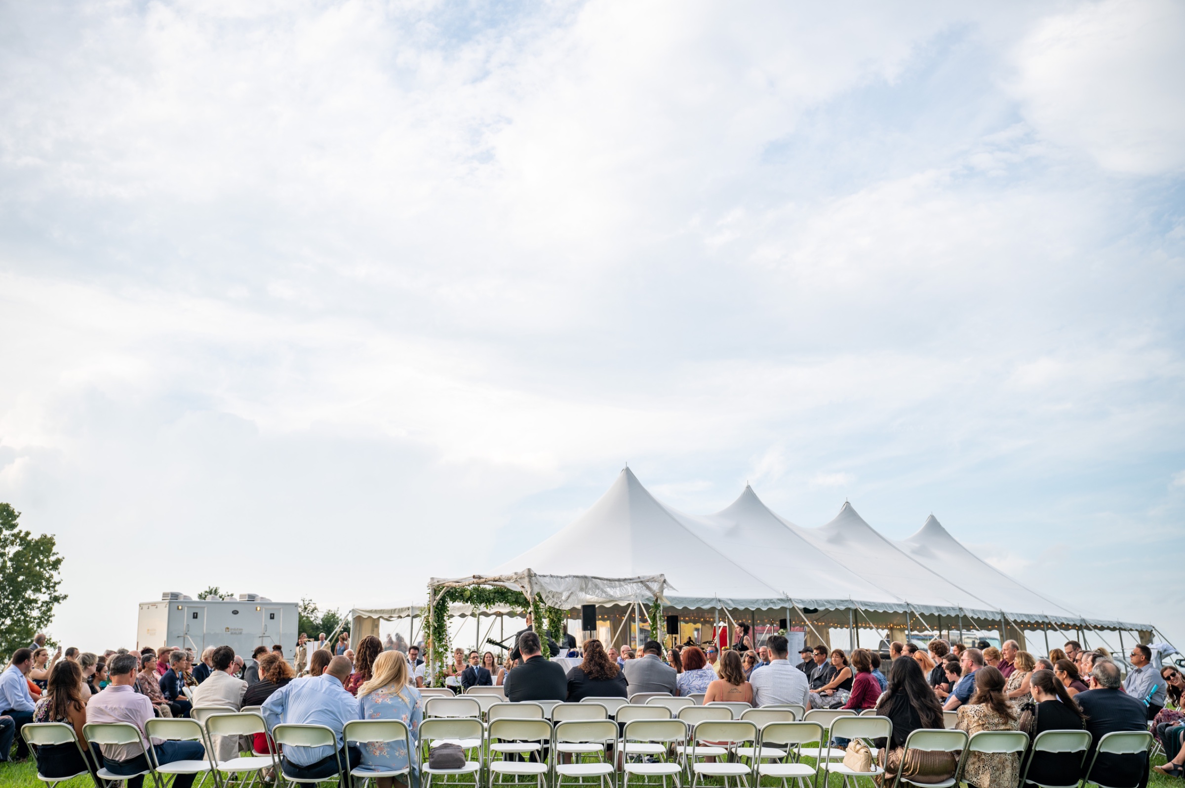 Simple Field Wedding wedding photo