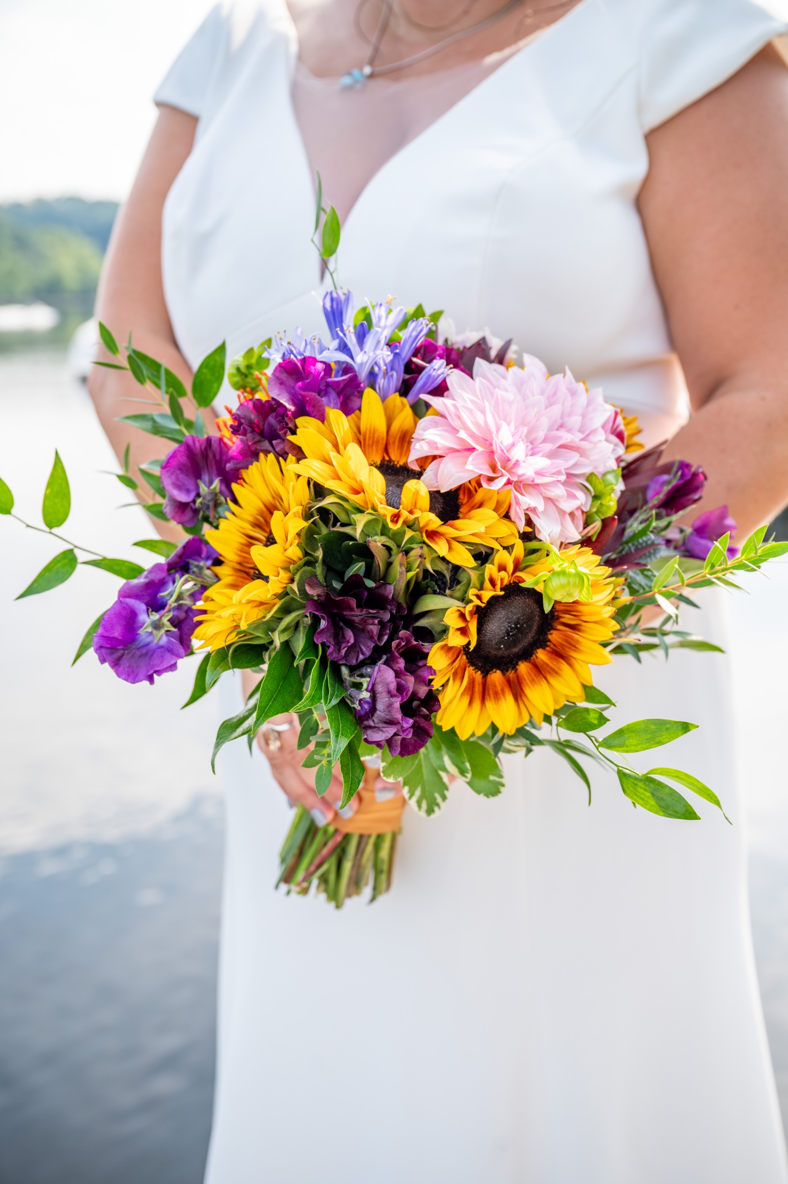 Simple Field Wedding wedding photo